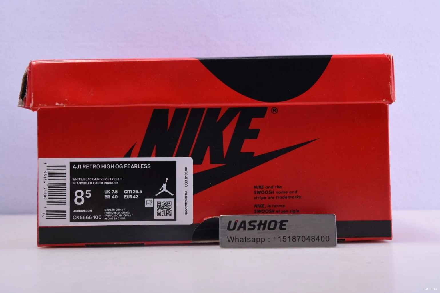 Jordan  CK5666-100 1 Air “Fearless” 0414